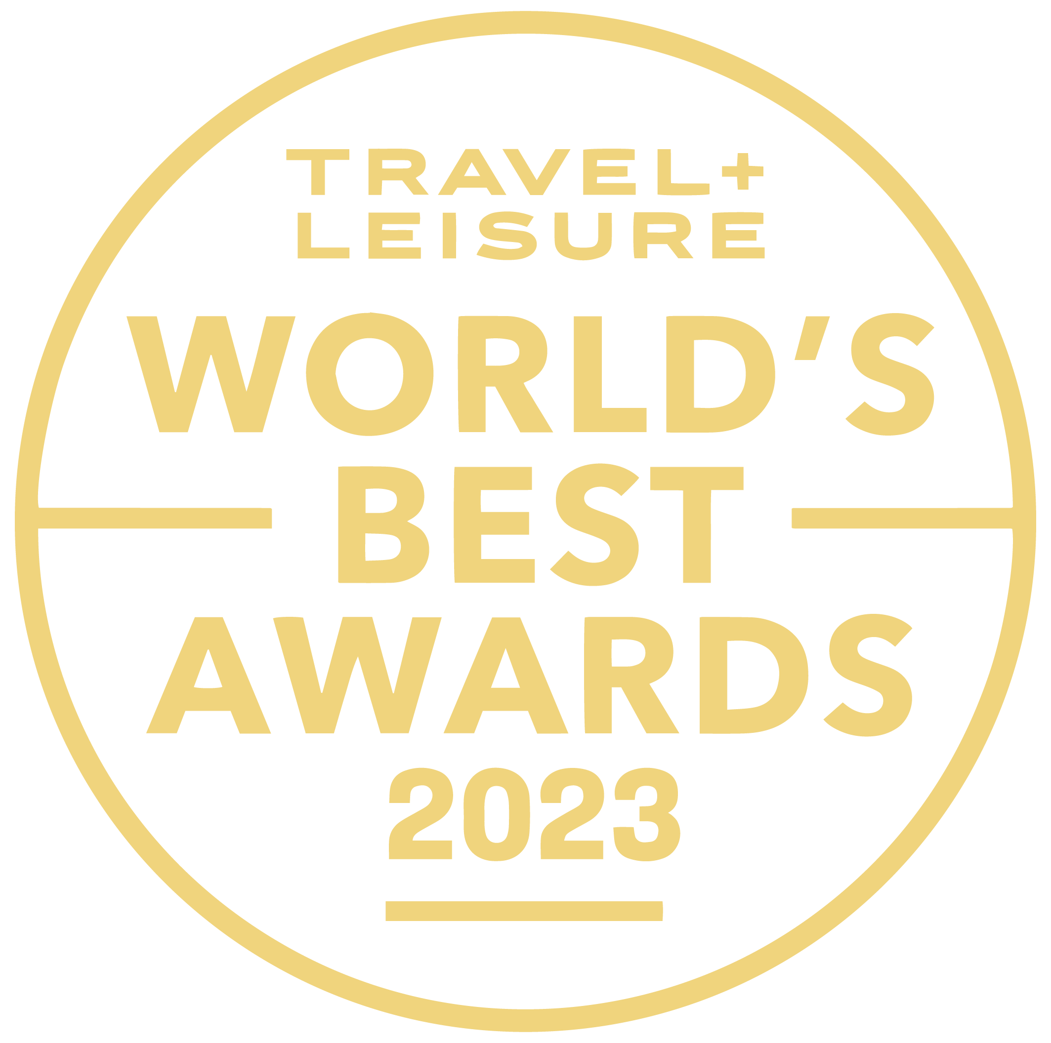 Travel & Leisure World's best award 2023